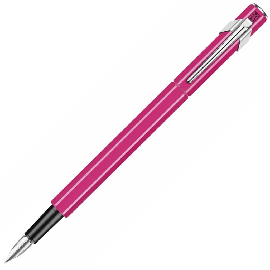 Caran Fountain Pen F Fine nib 849 Fluorescent pink Official import d'Ache 0841-090 Dual-use