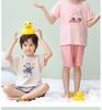 Children's Pajamas Summer Thin Boys' and Girls' Home Clothing Set