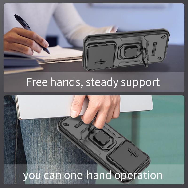Military Armor Shockproof Slide Lens Protect Cover Fundas For Xiaomi 15T 14T 14 Ultra 13T Pro Case Magnet Car Holder Ring Coque