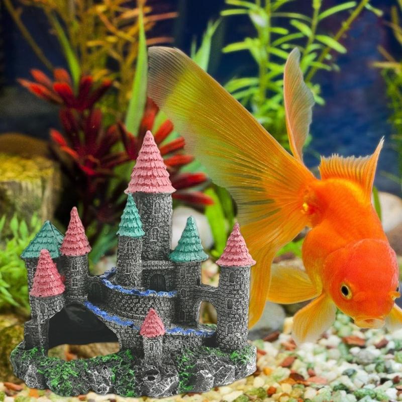 Aquarium Landscape Decorative Castles Aquariums Decorations Art Crafts Terrarium Habitat Ornaments