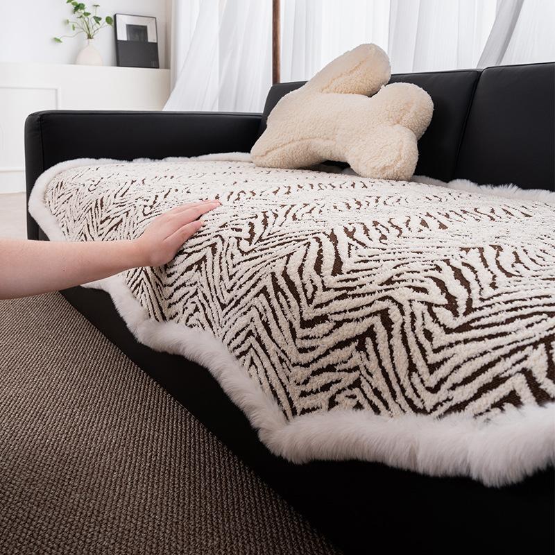 

Special-Shaped Sofa Cover All-Inclusive Simple Sofa Cushion Elastic Cover Cushion Hat Non-Slip Integrated Cover New 90-70