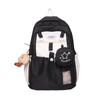 Schoolbag Korean Sweet School Bag for Girls Junior High School Students Simple Versatile Large Capacity Backpack for High School Students Female 