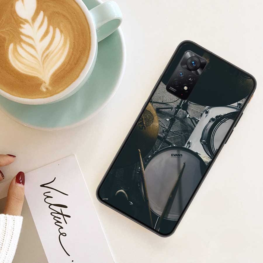 Drum Drummer Music Dj Phone Case For Redmi 13C 14C Note 13 14 Pro 5G Plus 12 12C 10 10A 10C 9 9A 9C 9T 8 8A K70 Pro Xiaomi Cover