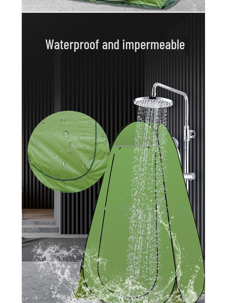 Portable Outdoor Shower & Changing Tent: Thickened Bathing & Mobile Toilet Shelter