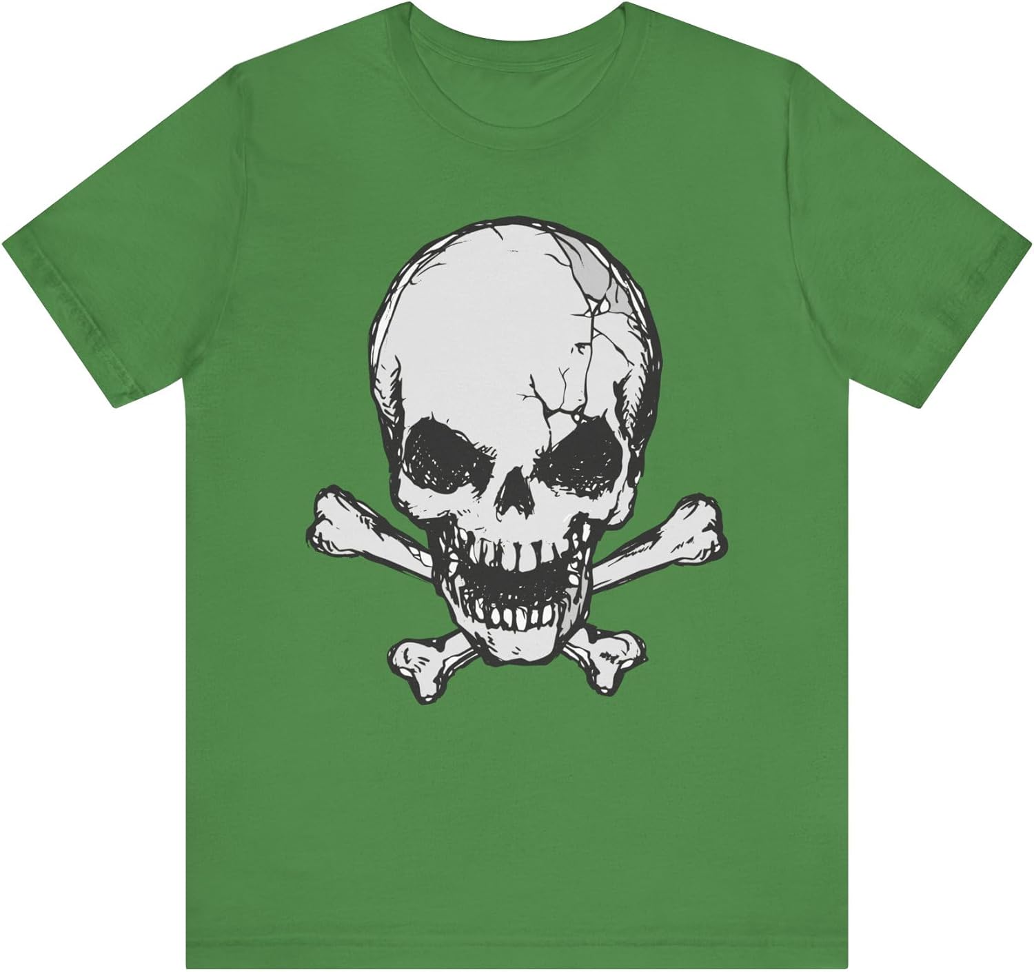 Grey Skull Graphic Design Tee, Skull Shirt, Vintage Tees, Art Design T-Shirt, Vintage Graphic Tee, Art Shirts with Skulls S разноцветный
