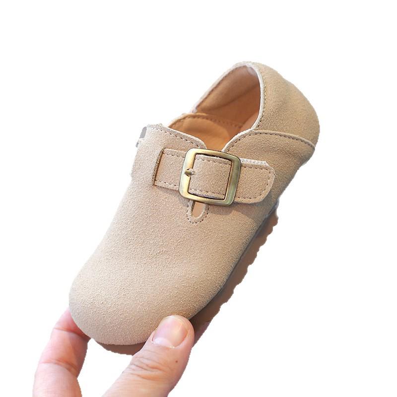 2025 New Kids Soft Sole Leather Loafers - Spring & Autumn Shoes for Boys & Girls