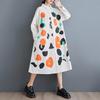 Long sleeve Plus size Cotton vintage new in dresses for women casual loose spring autumn Shirt dress