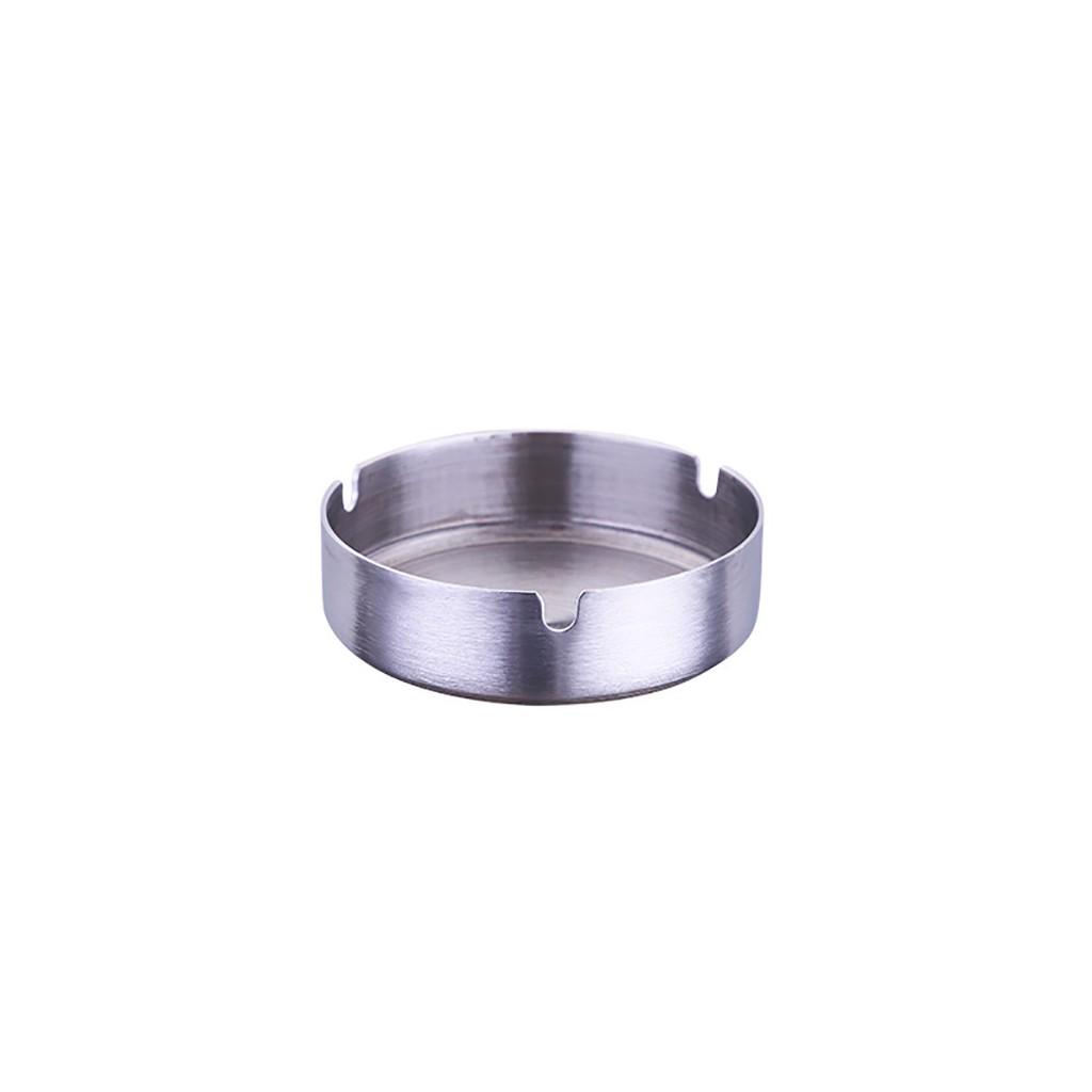 Stainless Steel High Temperature Resistant Drop Resistant Round Design Ashtray