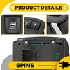 Front Passenger Side Power Master Window Switch For 2015- Dodge Challenger