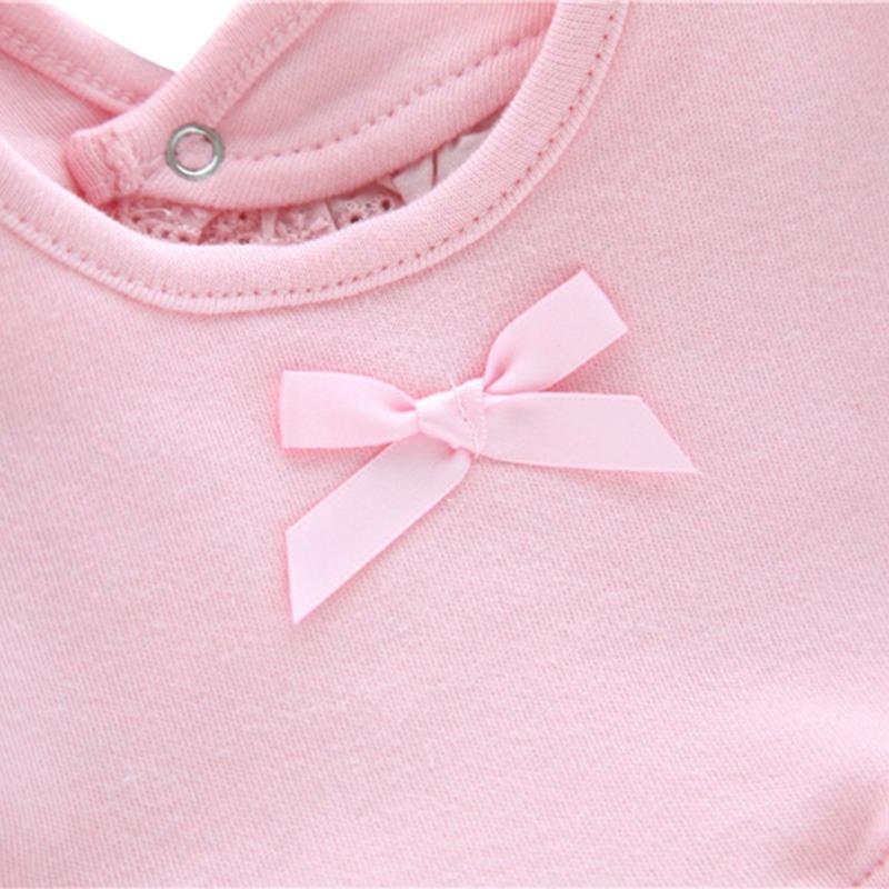 Baby Girls Cotton Snap Button Bibs Cute Bow Lace Bibs Waterproof Saliva Towel