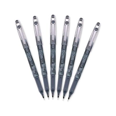 Pilot Precise Jel Mürekkep Tükenmez Kalem Ekstra İnce Siyah Mürekkep 6 Adet P-500