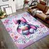 Custom Eeyore Mat Personalized Name, Polyester Washable Indoor Entryway Rug, Gift for Christmas, Easter, Thanksgiving Day