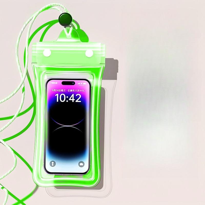 Universal Waterproof Phone Pouch with Sealed Design and Lanyard for Swimming and Diving