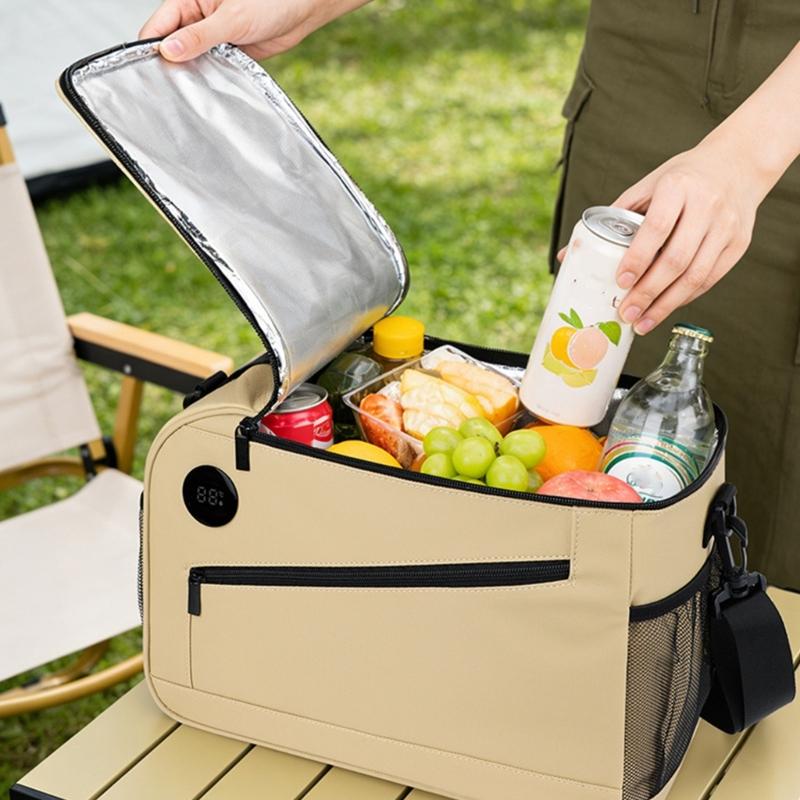 Scrubbable PVC Insulated Meal Bag With Digital Function For Students Teachers