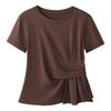 Women's Summer New High Grade Temperament Fashion Chic Short Sleeve Top