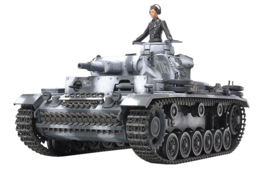 

TAMIYA Military Miniature Series German Army Panzer III Tank N Type Plastic Model 35290 1/35 No.290