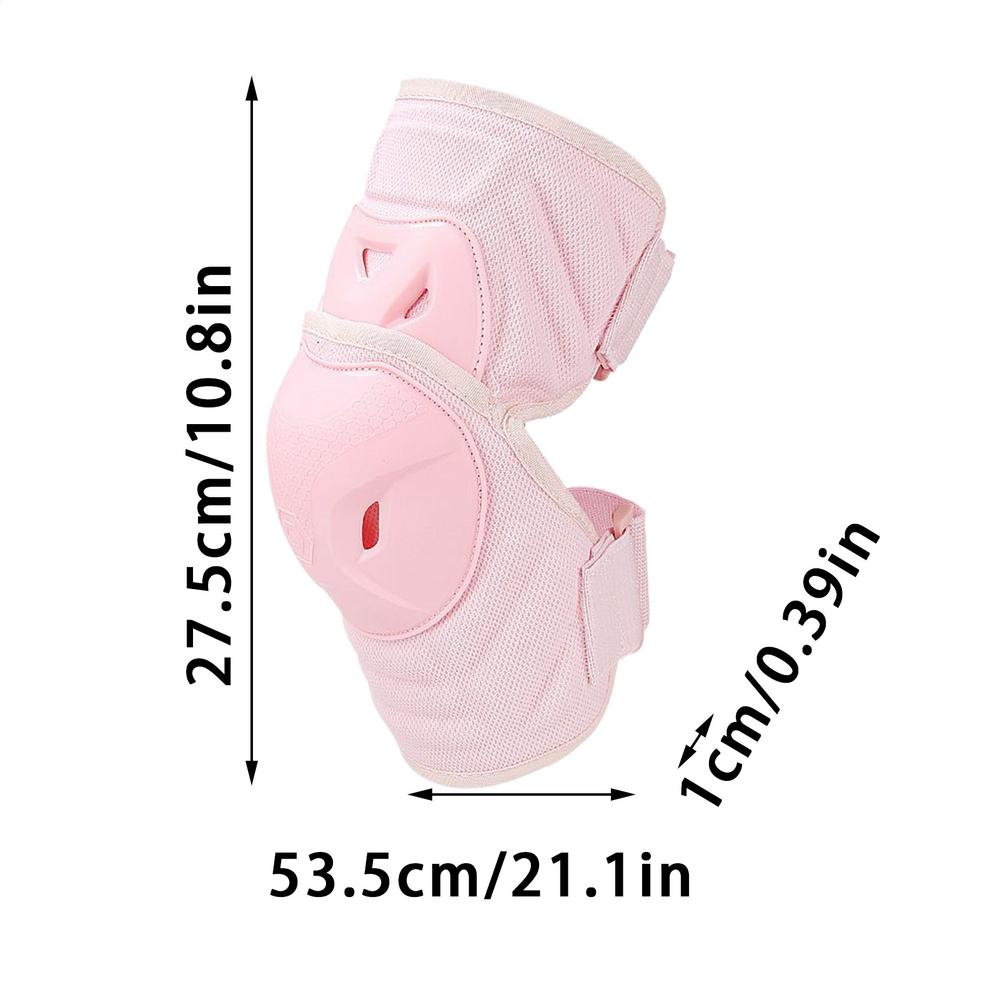 

Motocross Knee Pads Protective Knee Pads Elastic Band Racing Gear For Mountain Trails Track Racing Highway Riding Road Cycling рожевий