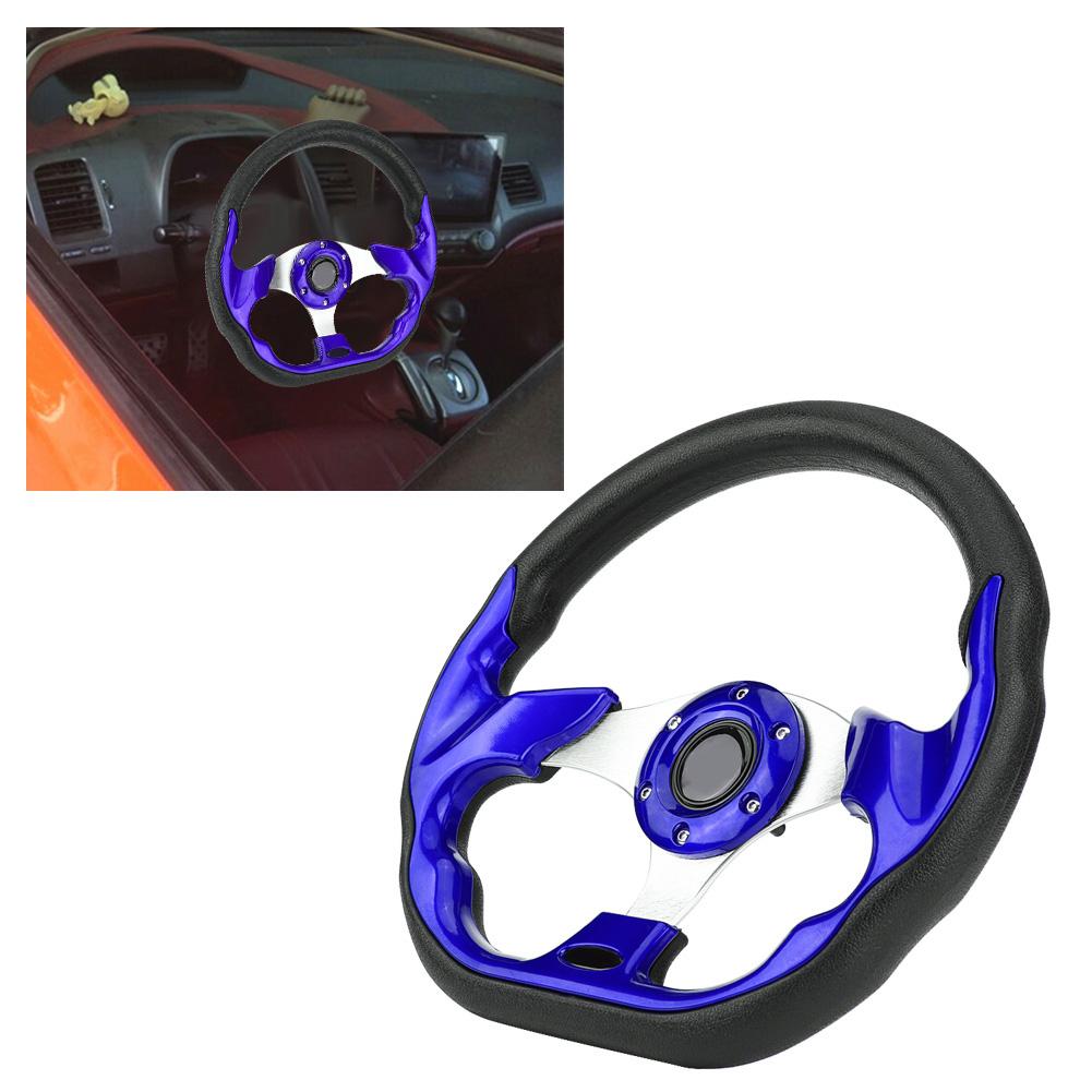 320mm the Latest Carbon Racing Steer Modification Drifting Steering Wheel;Blue:
