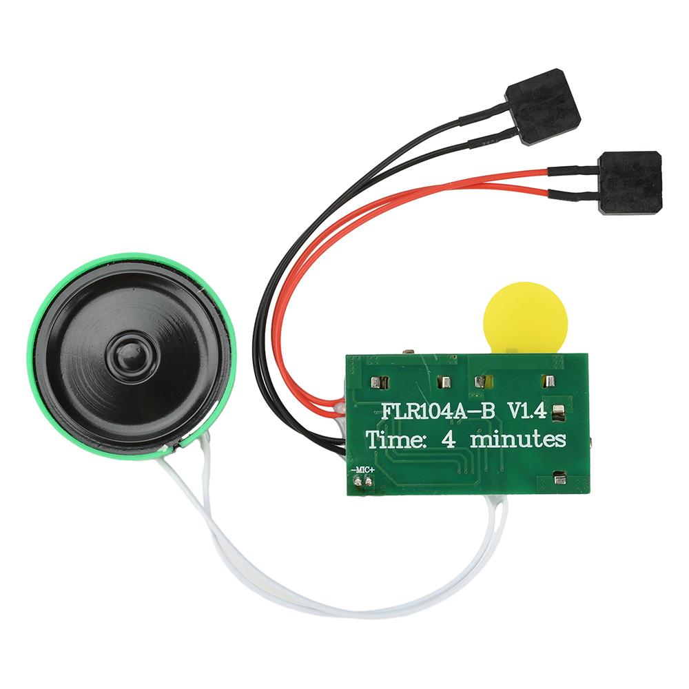 DIY Greeting Card Voice Recorder Module - 120/240 Second Recordable Chip with Button Playback for Talking Card Toy