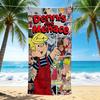 1Pc Dennis Menace Adventures Beach Towel, Quick Dry, Multi-Use for Beach Pool Gym Yoga Home Travel, Christmas, Halloween, Xmas Gift M929145