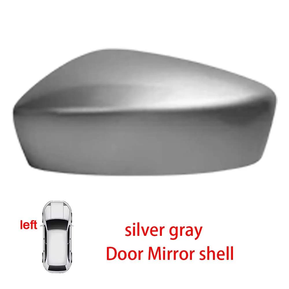 Protective Cover Door Mirror Shell For Mazda 2 DEMIO 2014-2017 Picture Frame Long Strip Shell Pearl White Bright Red Blue Gray