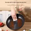 Jincun Zhangqiu Wrought Iron Flat Bottom Frying Pan