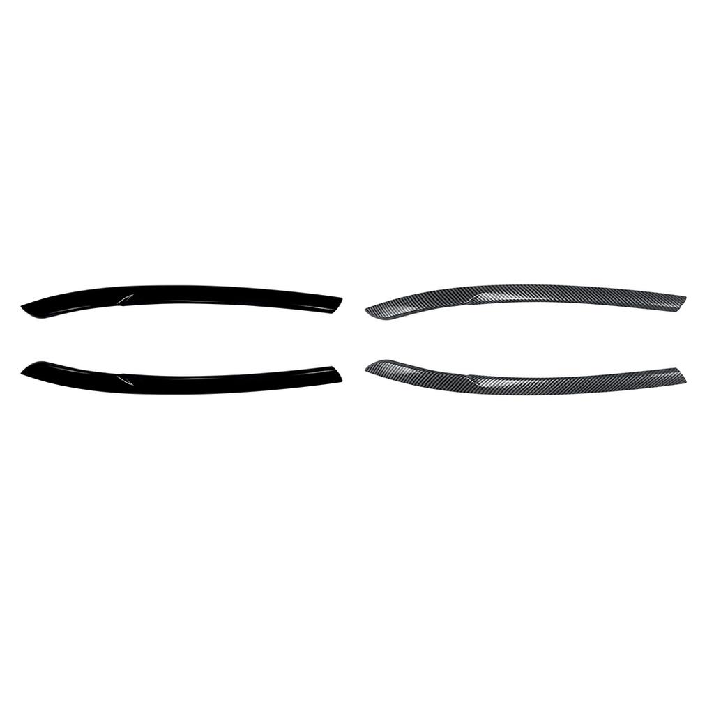 2Pcs Headlight Cover Eyelid Eyebrow For Volkswagen Tiguan MK2 2017-2020 Gloss Black Headlight Eyelids Car Body Kit Accessories