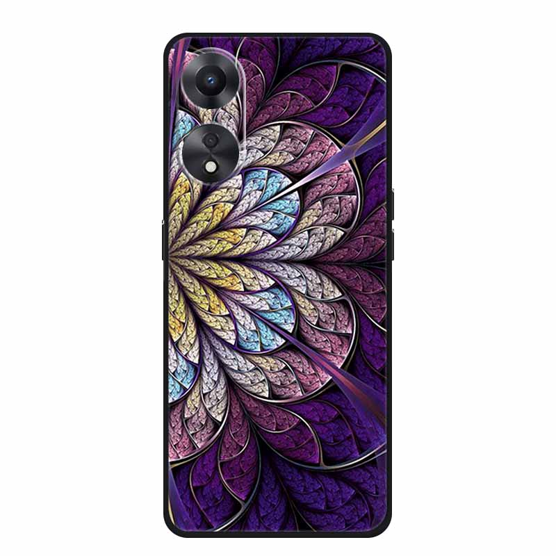For OPPO A78 5G Case Fashion Silicone Soft TPU Back Cover For Oppo A58 A58X 5G OPPOA78 5G Phone Cases Shockproof CPH2483 Fundas