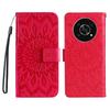 For Honor X30 5G/Honor Magic 4 Lite 5G/Honor X9 4G Leather Wallet Case Sunflower Imprinted Phone Cover