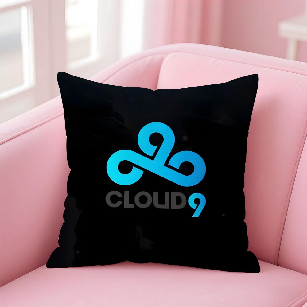 CSGO team logo meme Spirit Falcon Cushion Cover Pillow Case Soft Friendly Fabric Concealed Zipper