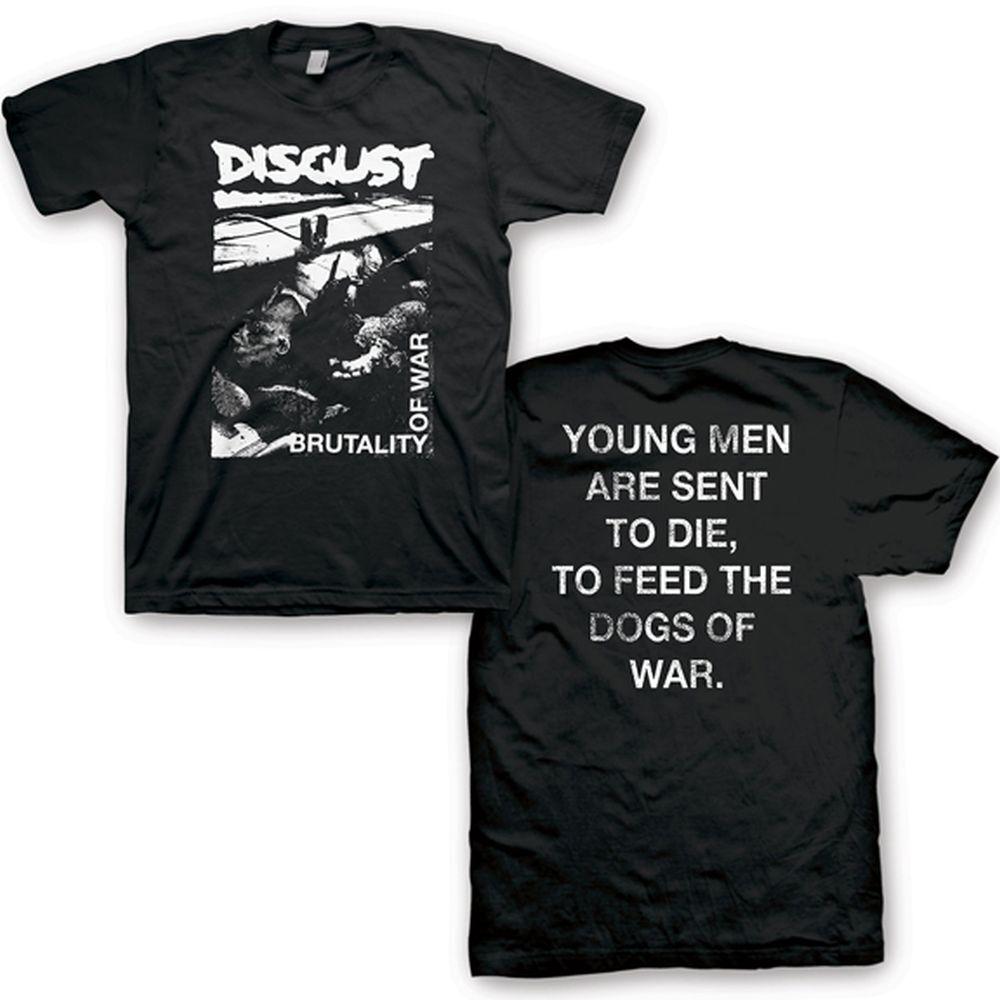 Disgust Brutality Of War Double Sided T-Shirt XXXL