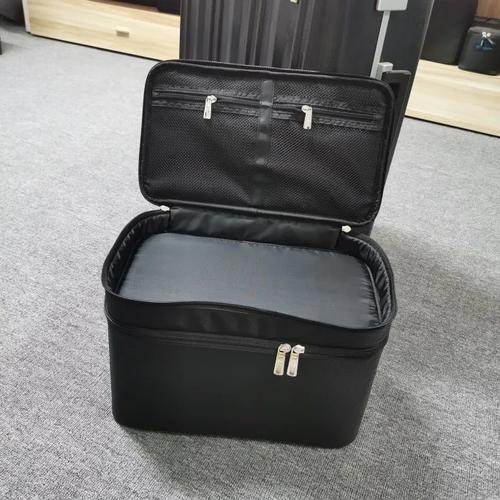 Professional Makeup Bag Large Capacity Cosmetic Organizer Standing Bridal Touch Up Bag