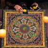 Tibetan-Style Ethnic Pattern Tarot Tablecloth / Altar Cloth / Divination Table Cover / Tarot Mat / Home Decor