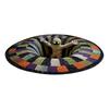 Halloween Rug Doormat Lattice Non Rug With An Optical Rug With An Eerie Depth Design
