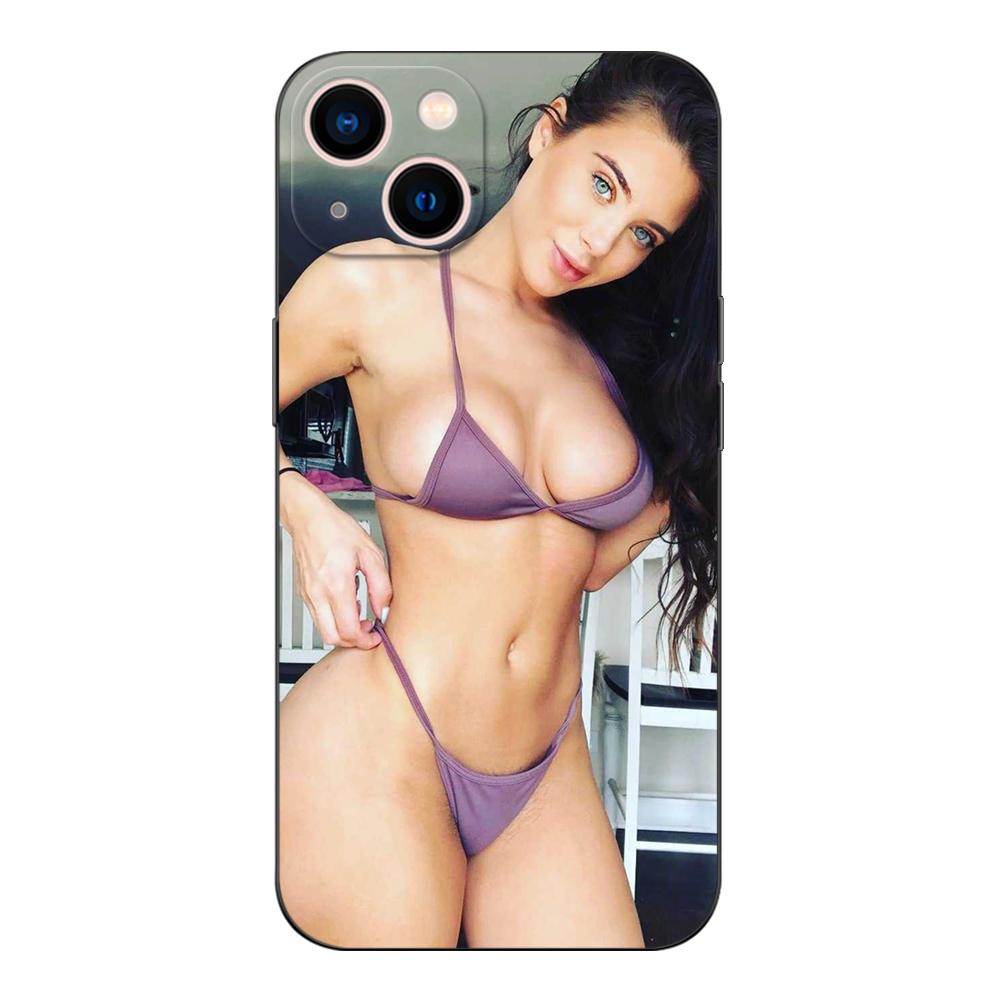 Black Tpu Case For oneplus 8 pro 8t 9 9R Nord 2 ce N10 N100 N200 4G 5G  Lana Rhoades Sexy Girl
