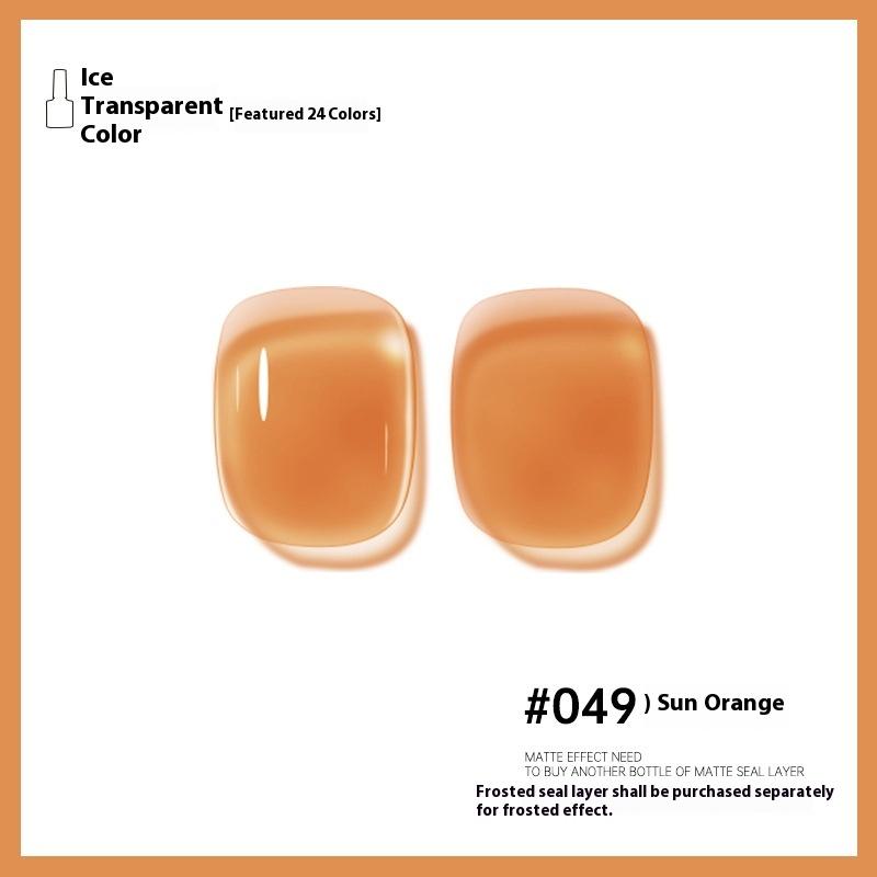 Lipici pentru unghii, un set complet de jeleu de gheață transparentă, culoare salon de unghii, special pentru fototerapie, lipici pentru ojă