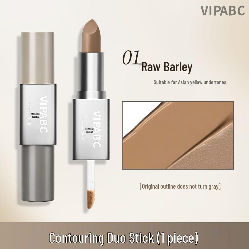VIPABC Double-Ended Contour & Concealer Stick 3.5g Concealer + 3g Sculpting Cream
