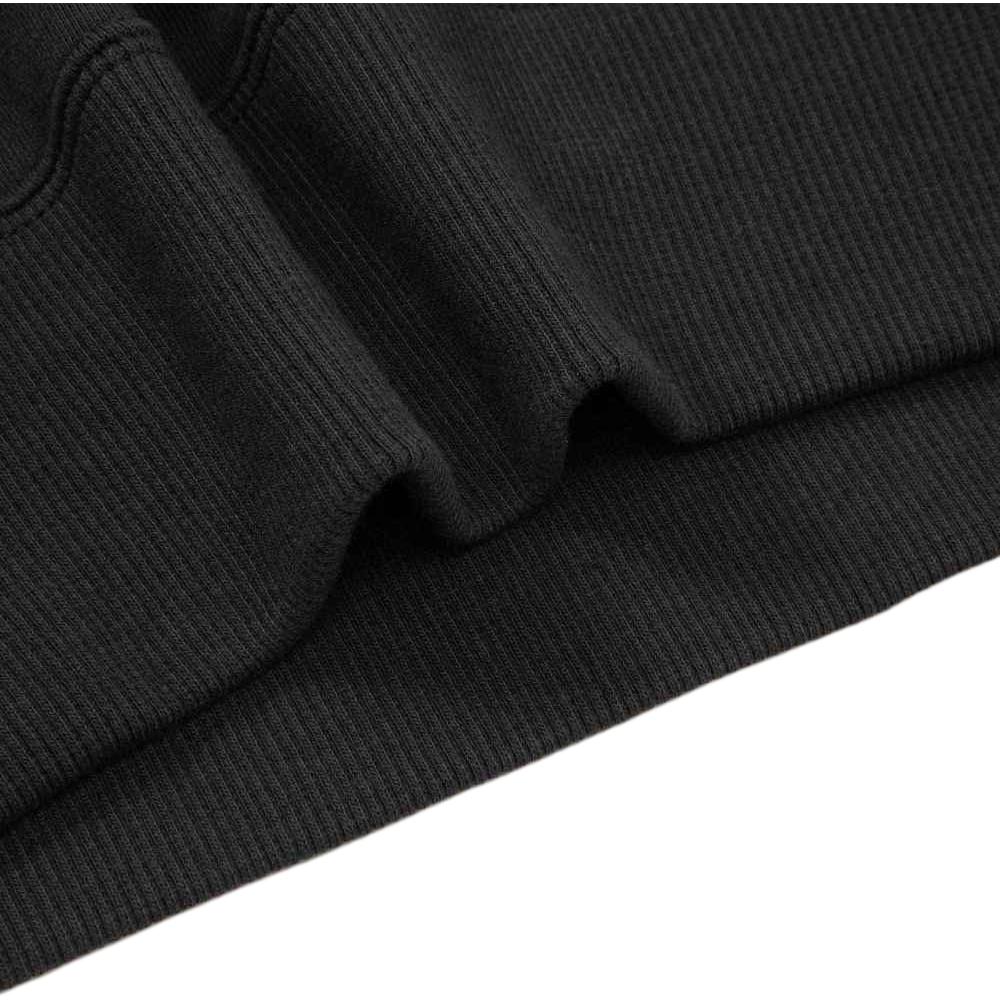 Puma Solid Color Embroidered Design Round Neck Long Sleeve Sweatshirt Women Sweatshirt Black 625808-01