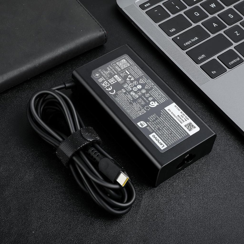 100W USB Charger Fit for Lenovo ThinkPad neo 14 P14s L15 T16 Lenovo ThinkBook Plus G3 13x 14G5 14G6 14s 14p 16G4+16p Yoga 7 Pro7 9 9i Yoga 6i 7i