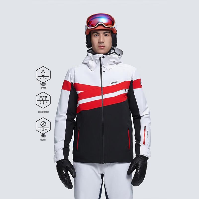 HALTI Men's Windproof Waterproof Warm Elastic Ski Jacket