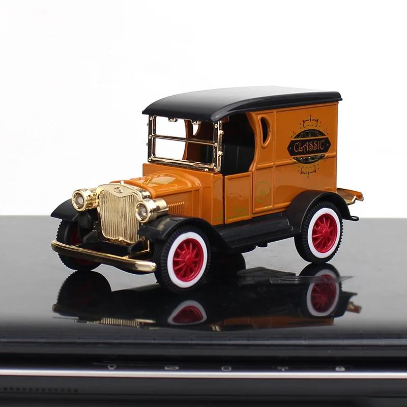 Llic1 1pc Retro Alloy Car Model FT Vintage Car Metal Ford Car Gift for Boy Collection Toys