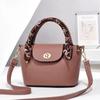 Bag for Women 2025 New Niche Fashion Scarf Handbag Versatile Soft Leather Shoulder Crossbody Bag Simple Style Small Square Bag