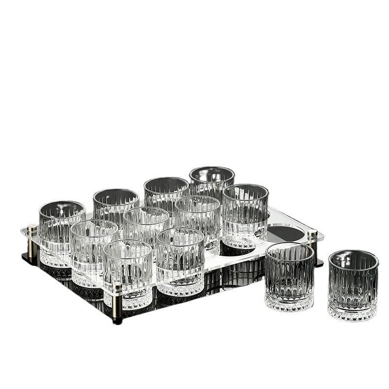 Light Luxury Crystal Baijiu & Beer Shot Glass Set