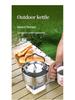 316 Stainless Steel Outdoor Camping Kettle for Tea Making
