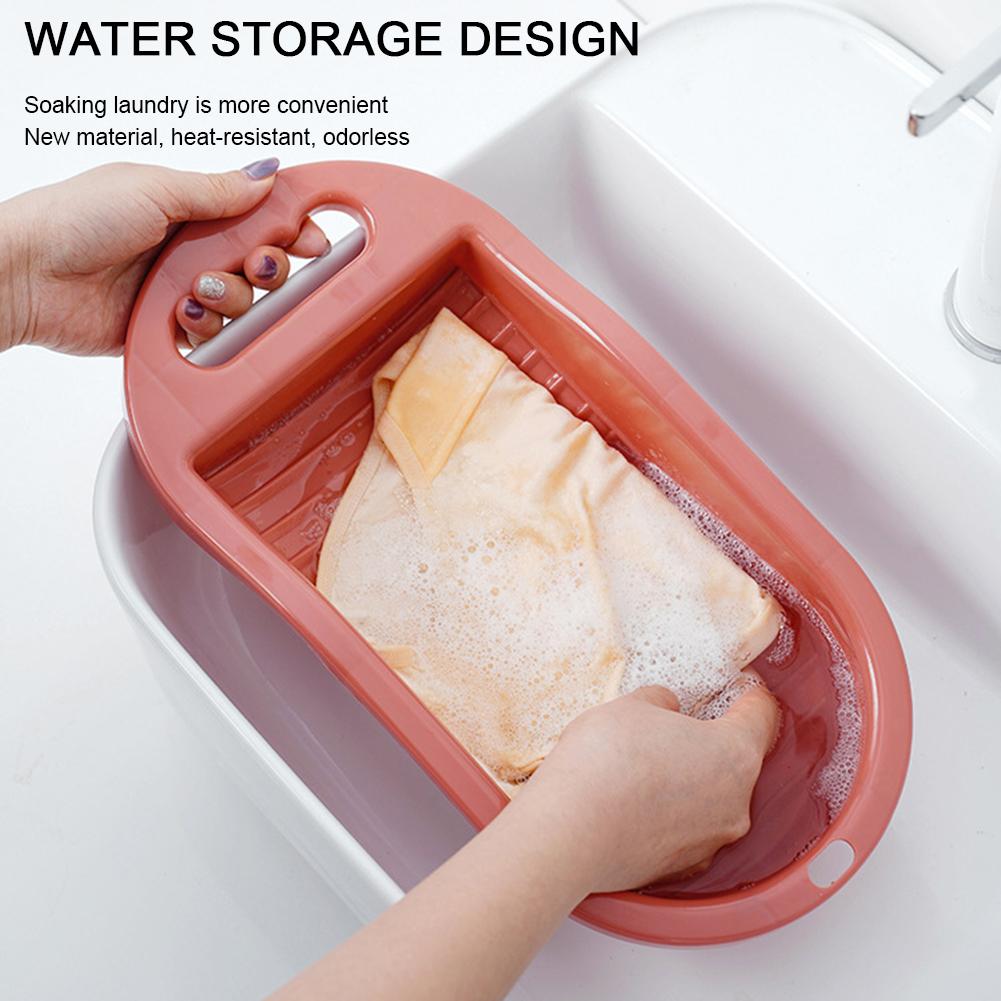 Multi-Purpose Laundry Scrub Board Mini Laundry Board For Hand Wash Clothes For Household Camping Underwear Socks Washboard