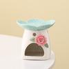 Ceramic Flower Aromatherapy Stove Eco-Friendly Heating Incense Device  Home Office Relaxation