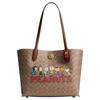 X Peanuts Snoopy Colaboración Willow 34 Bolso Tote de Cuero para Mujer marrón CBF73-B4S2Q