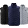 Comfortable Women Mens Electric Vest Heated Cloth Jacket Usb Powered Body Warmer