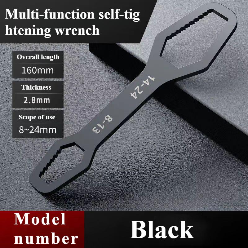 8-24mm Universal Torx Wrench Self-tightening Adjustable Glasses Wrench Board Double-head Torx Spanner Hand Tools for
