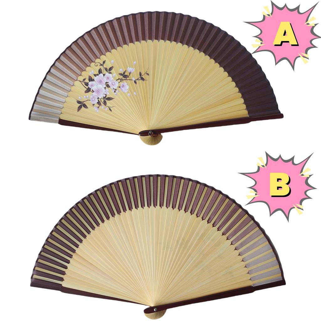 Sarkovos Folding Natural Japanese Style for Yukata and Summer Heatstroke Summer Gift for Fireworks Japanese with Fan Women's Fan, Bamboo, Fan, Kimono,